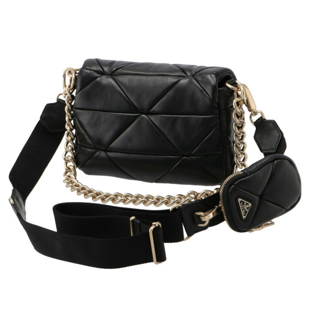Prada System Patchwork Shoulder Bag Black Mini - image 3
